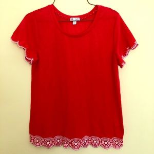 Her Universe Captain America Blouse Shirt Sz S-M